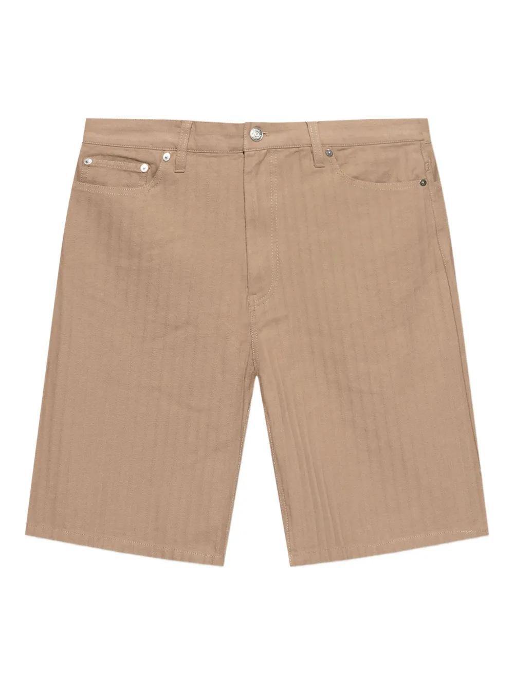 SAMSOE SAMSOE pantalones cortos de vestir a rayas diplomáticas | marrón | Image 1