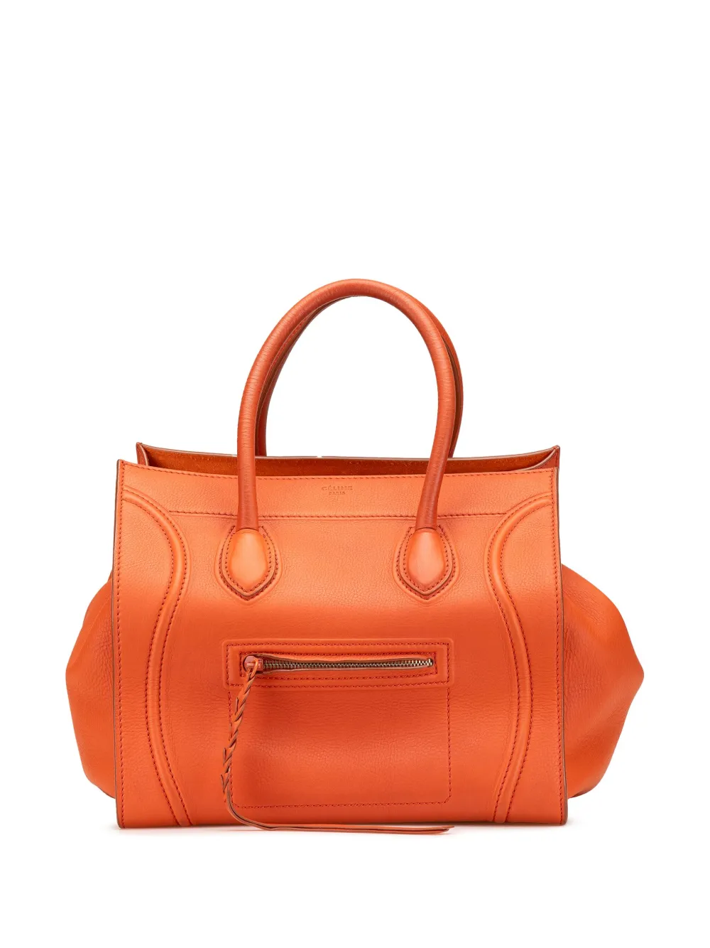Céline Pre-Owned 2011 Medium Leather Phantom Luggage tote bag - オレンジ Céline Pre-Owned 2011 Medium Leather Phantom Luggage tote bag - オレンジ