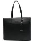 Calvin Klein logo-lettering tote bag - Black
