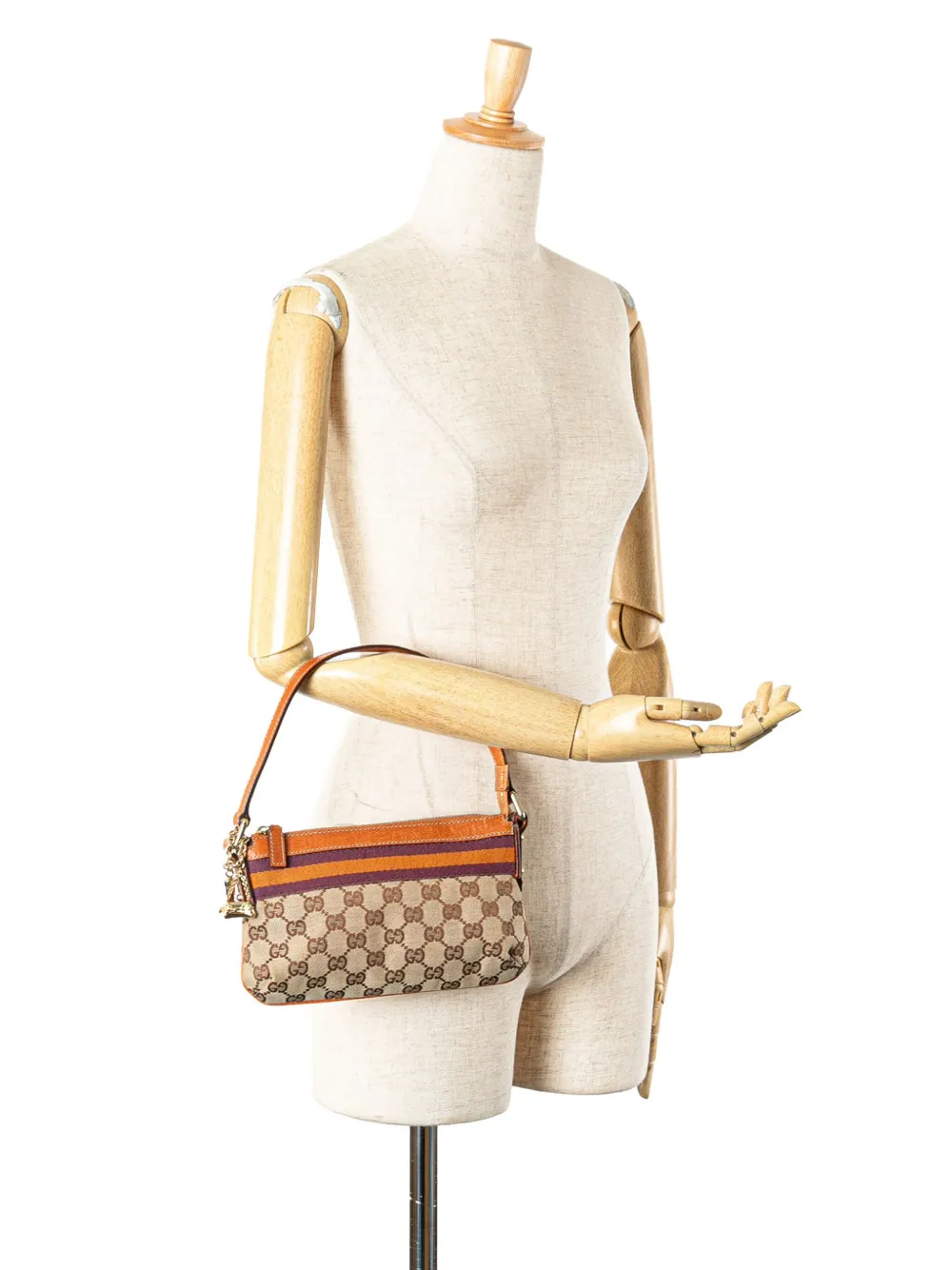 Gucci Pre-Owned 2000-2015 GG Canvas Web shoulder bag | Pre-Owned | Image 2