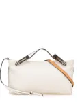 Loewe Pre-Owned 2017 Small Bicolor Leather Missy satchel - Brown