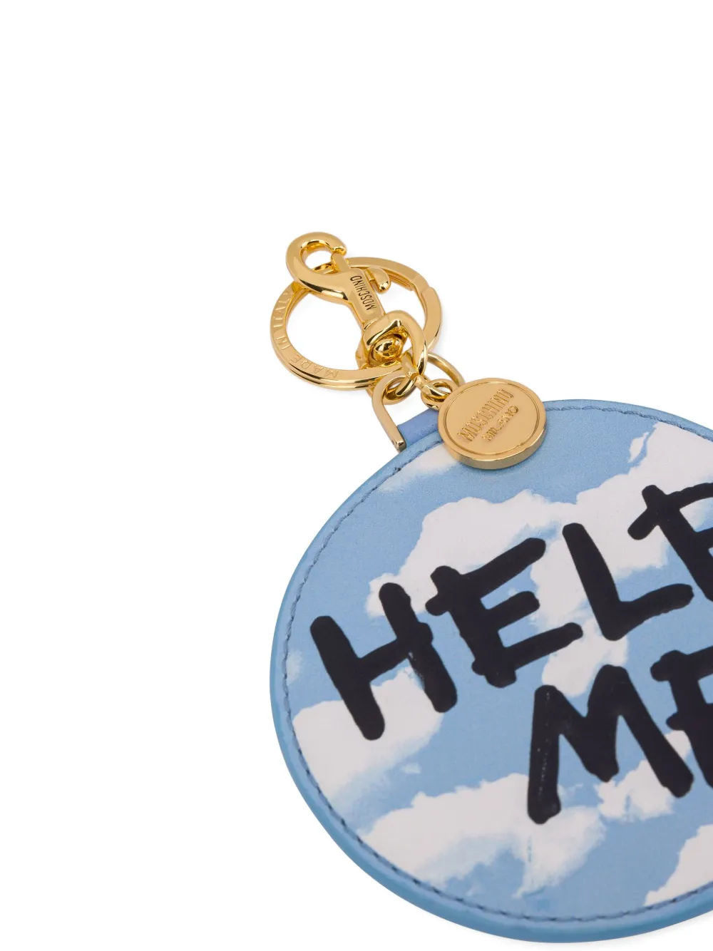 Moschino Cloud sleutelhanger Blauw