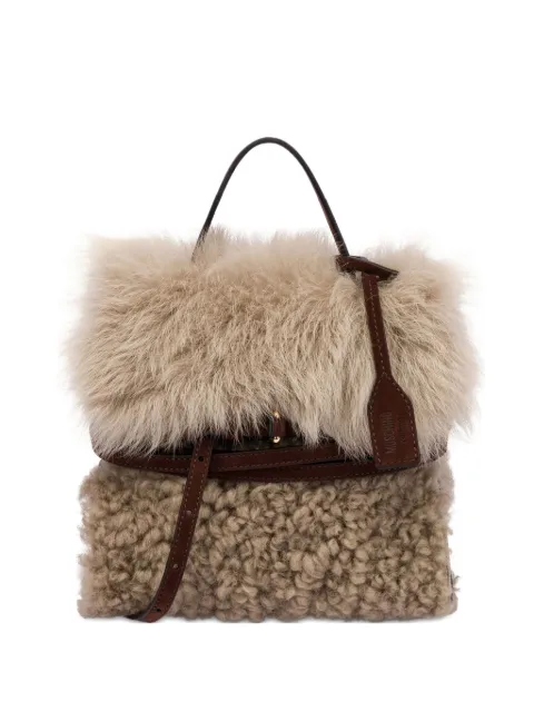 Moschino Bolsa tote com pelos