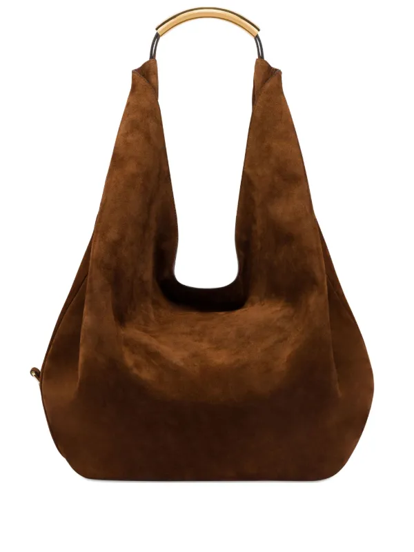 Moschino Moschino Handle Me Large Shoulder Bag in Brown