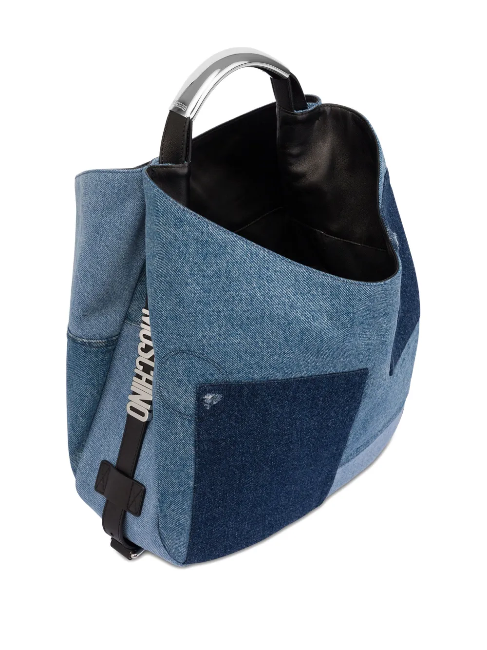 Moschino Handle Me schoudertas Blauw