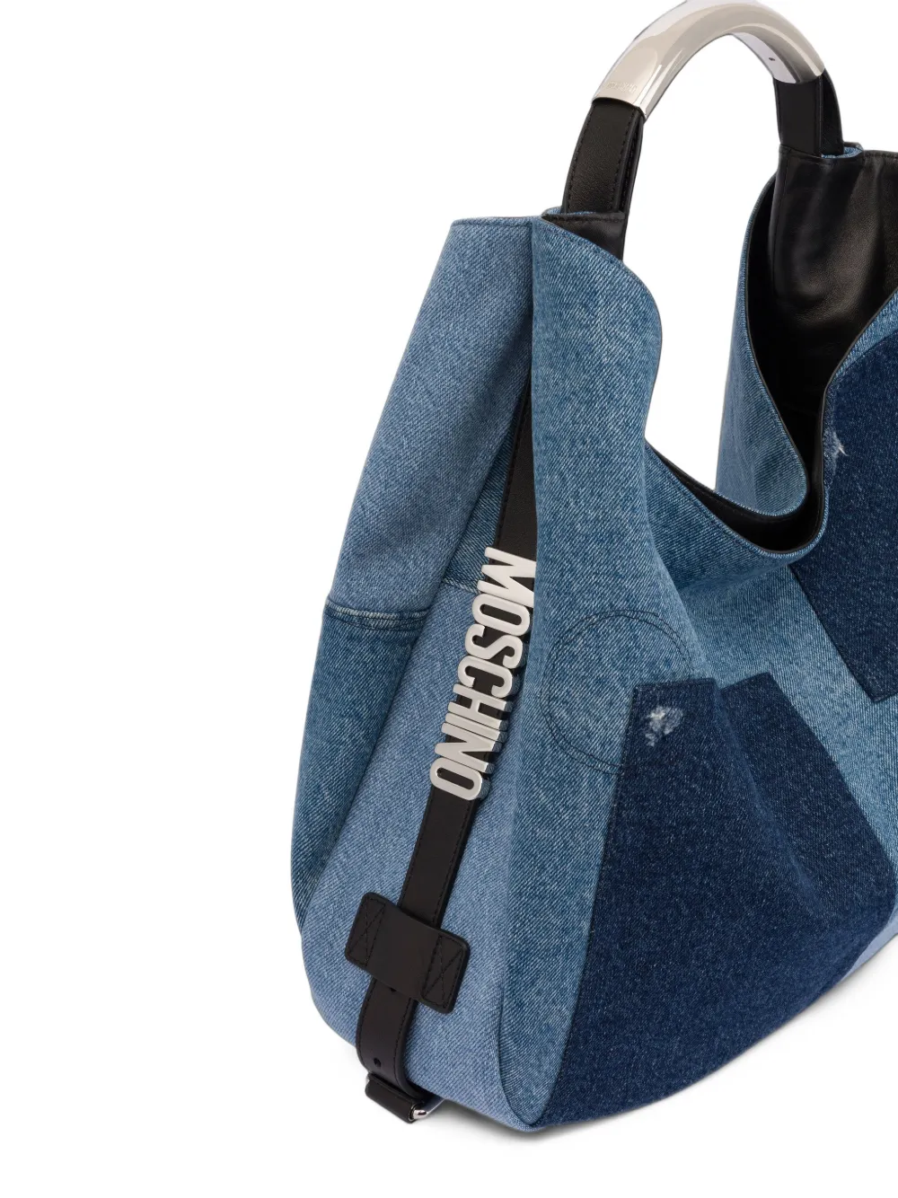 Moschino Handle Me schoudertas Blauw