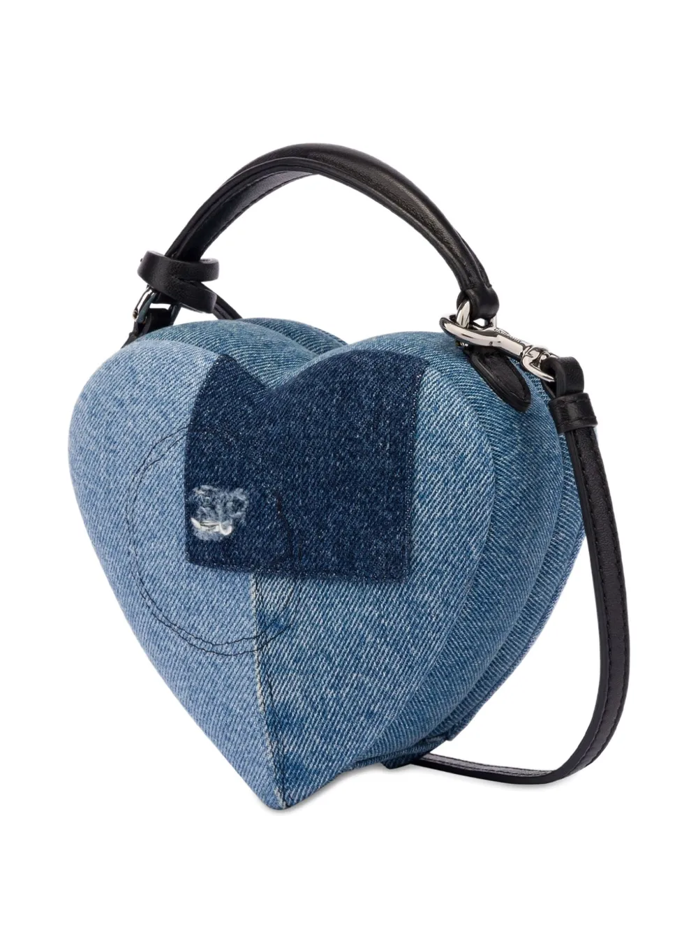 Moschino Hartvormige clutch - Blauw