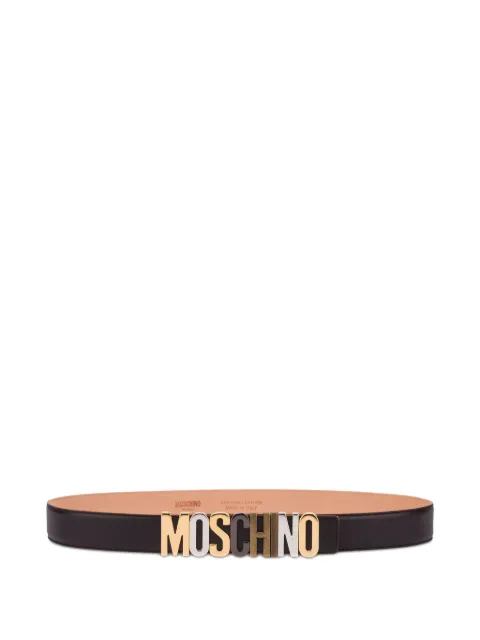 Moschino logo-lettering belt 