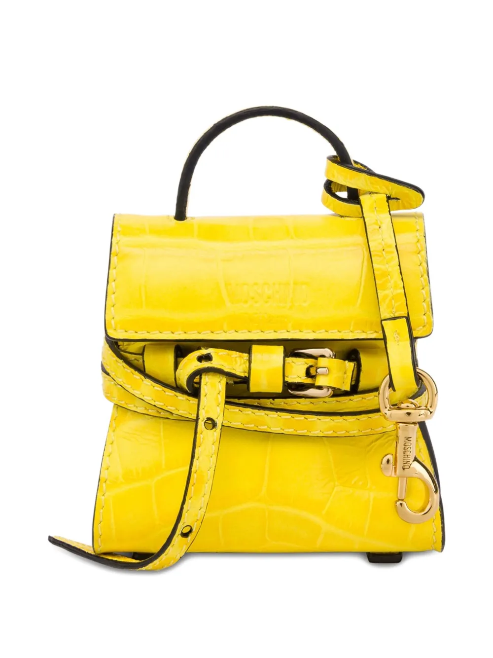 Moschino Bag sleutelhanger Geel