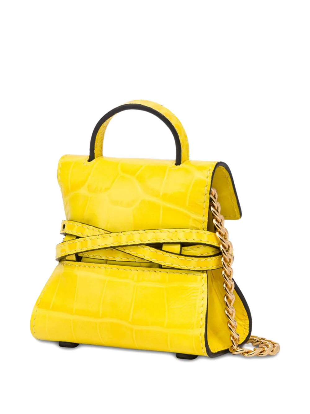 Moschino Bag sleutelhanger Geel
