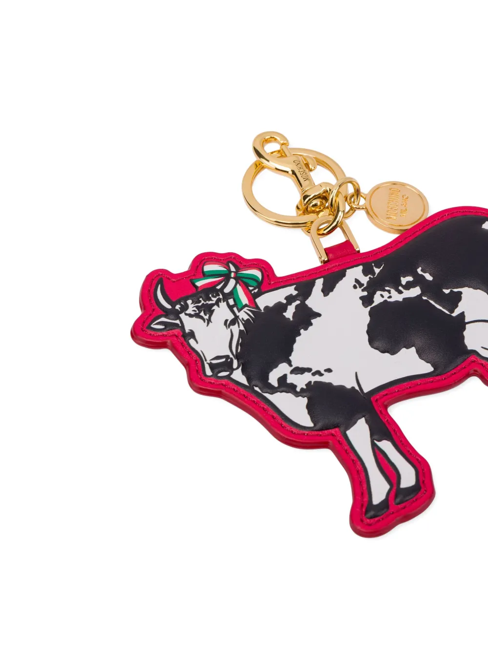 Moschino Cow sleutelhanger Rood