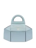 Moschino logo-stamp tote bag - Blue