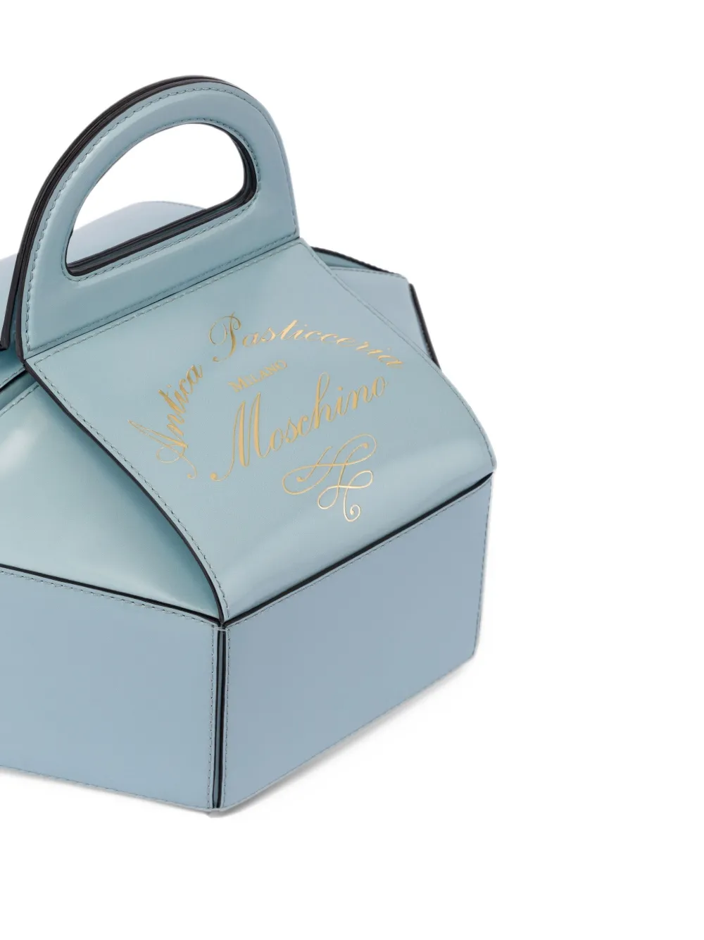 Moschino Shopper met logo Blauw