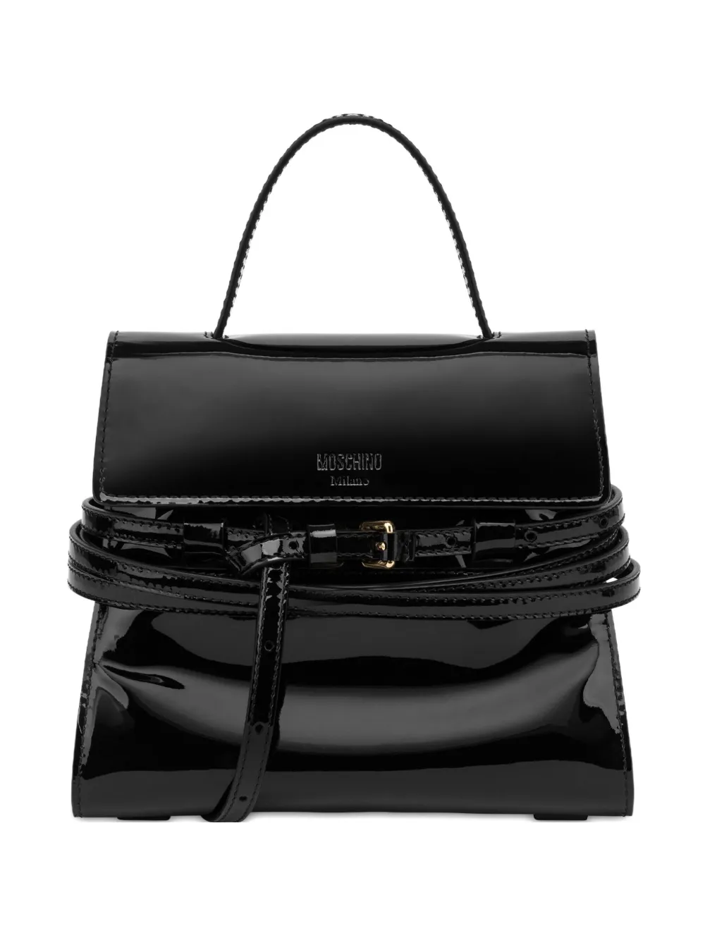 Moschino Tie Me shopper Zwart
