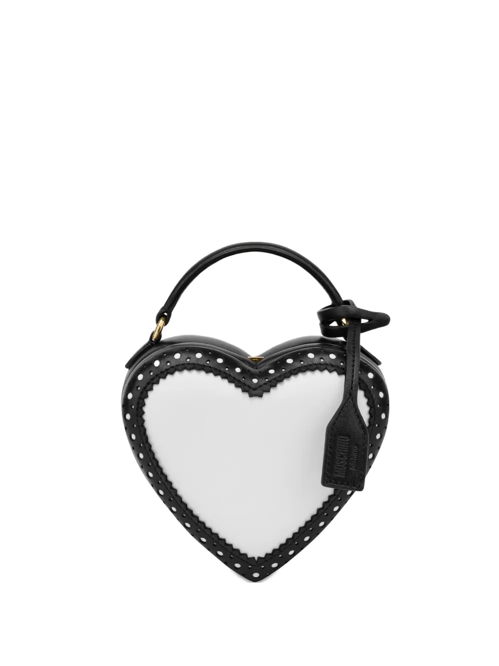 Moschino Love Me clutch Wit