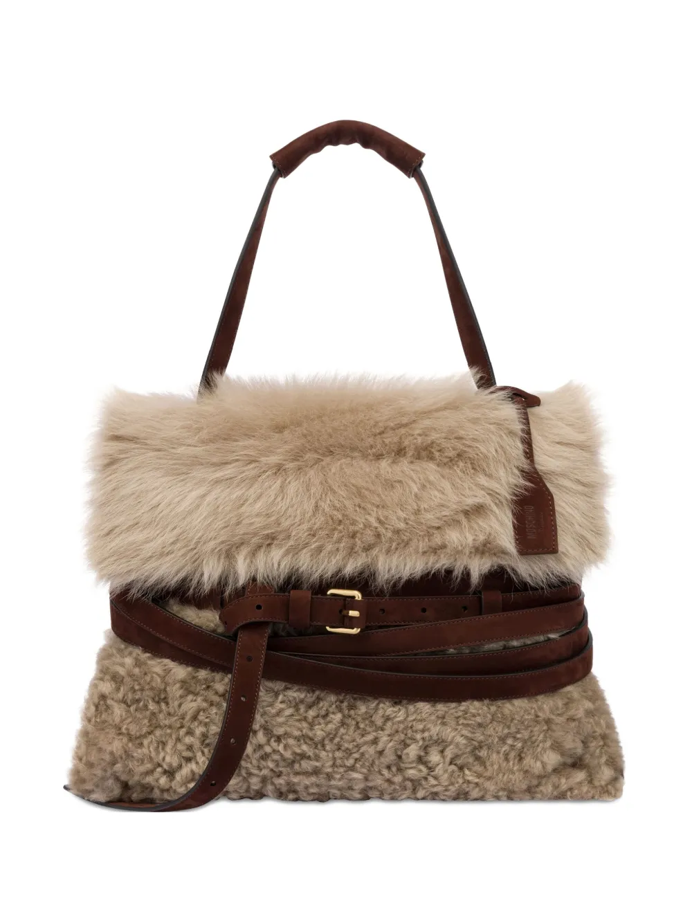 Moschino Tie Me shopper Beige