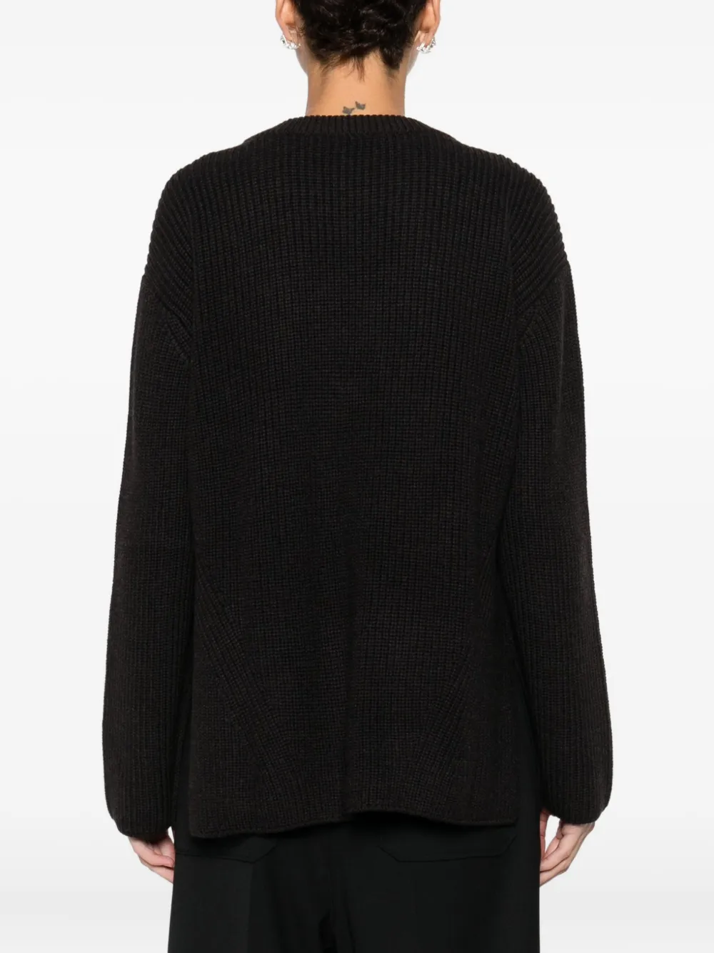 P.a.r.o.s.h Bead-embellished Sweater In Brown