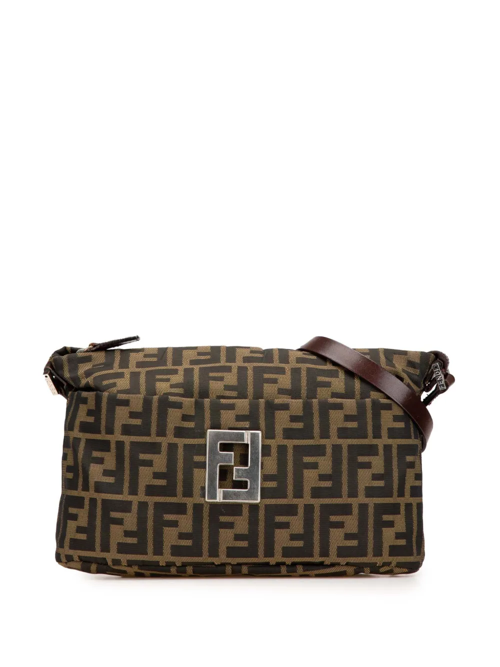 Fendi Pre-Owned 2010-2024 Zucca Canvas crossbody bag - ブラウン Fendi Pre-Owned 2010-2024 Zucca Canvas crossbody bag - ブラウン