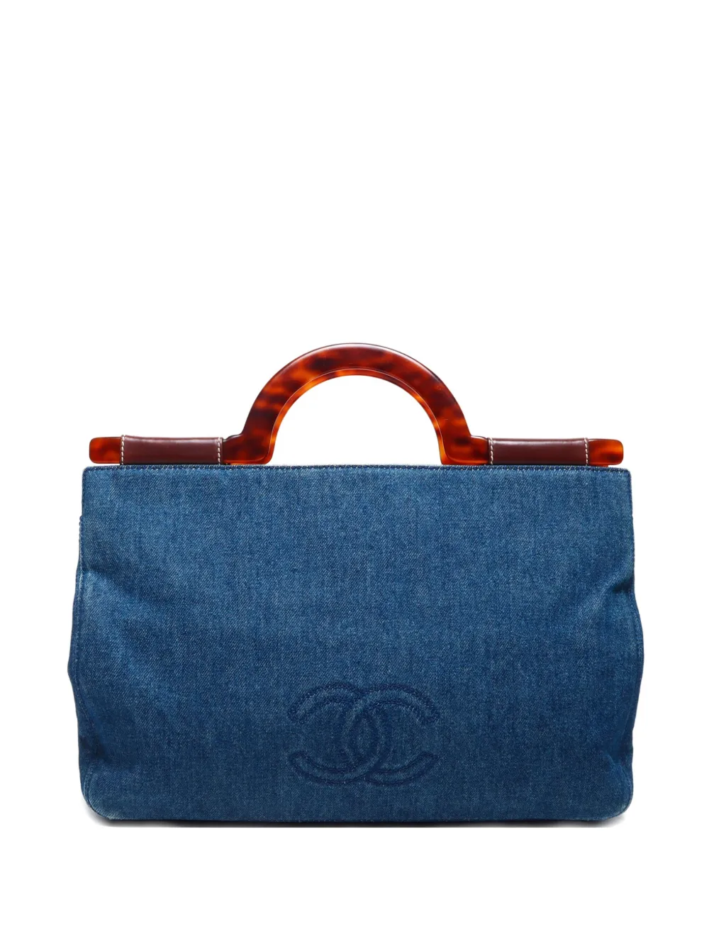 CHANEL Pre-Owned 1994-2000 CC Mark tote bag | Blue | Image 1