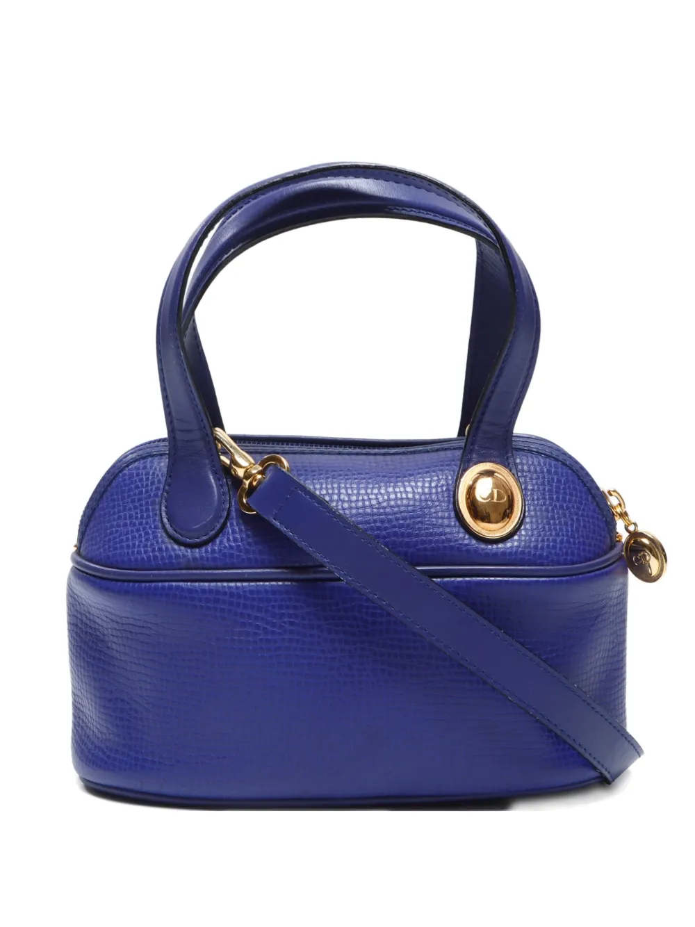 Christian Dior Pre-Owned 1990-2010s レザーハンドバッグ - ブルー Christian Dior Pre-Owned 1990-2010s レザーハンドバッグ - ブルー