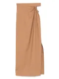 Max Mara virgin-wool skirt - Brown