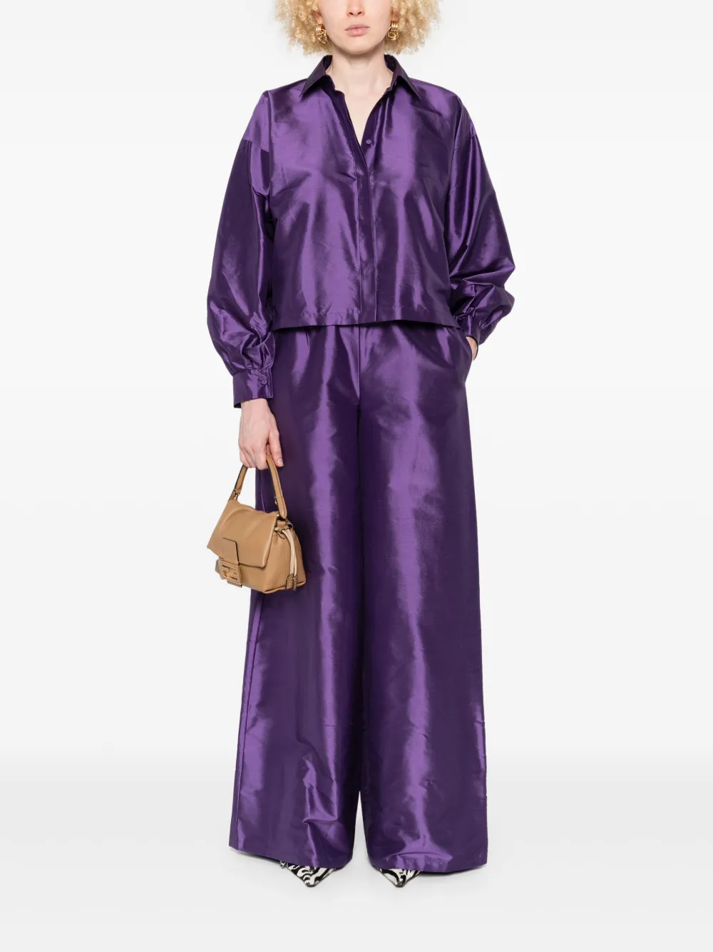 Max Mara silk blouse - Paars