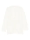 P.A.R.O.S.H. ribbed patch-pocket cardigan - White