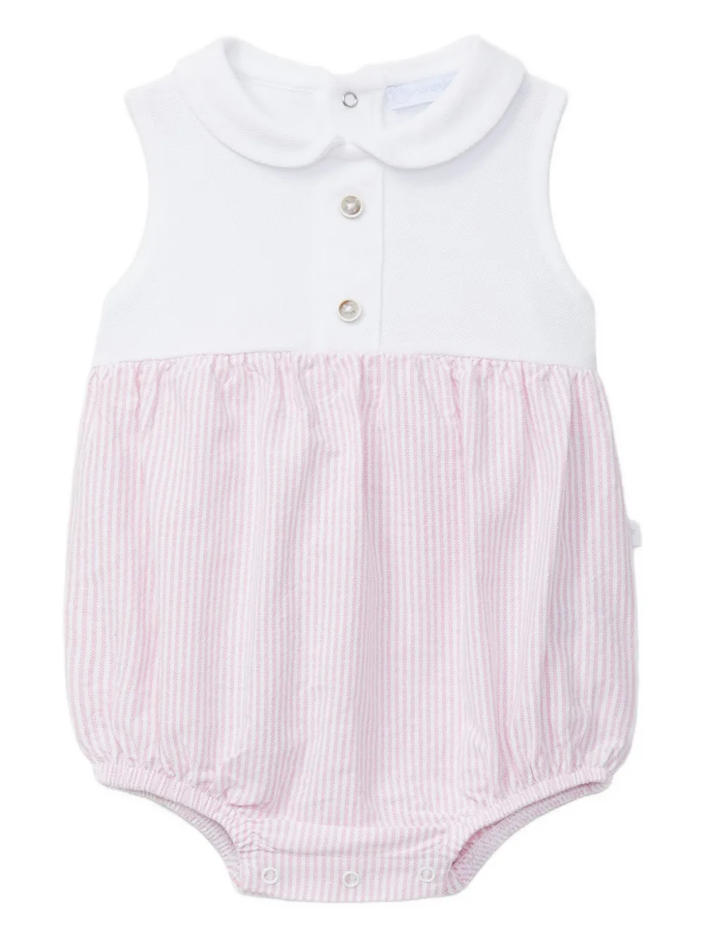 LARANJINHA striped peplum romper | White | Image 1