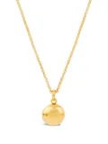 Dinny Hall button locket heart charm necklace - Gold