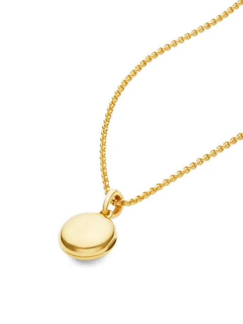 Dinny Hall button locket heart charm necklace