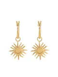 Dinny Hall small My World Sun Drop hoop earrings - Gold