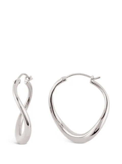 Dinny Hall arracadas con diseño retorcido