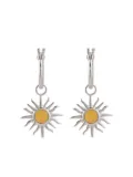 Dinny Hall small My World Sun Drop hoop earrings - Silver