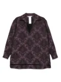 Max Mara jacquard blouse - Purple