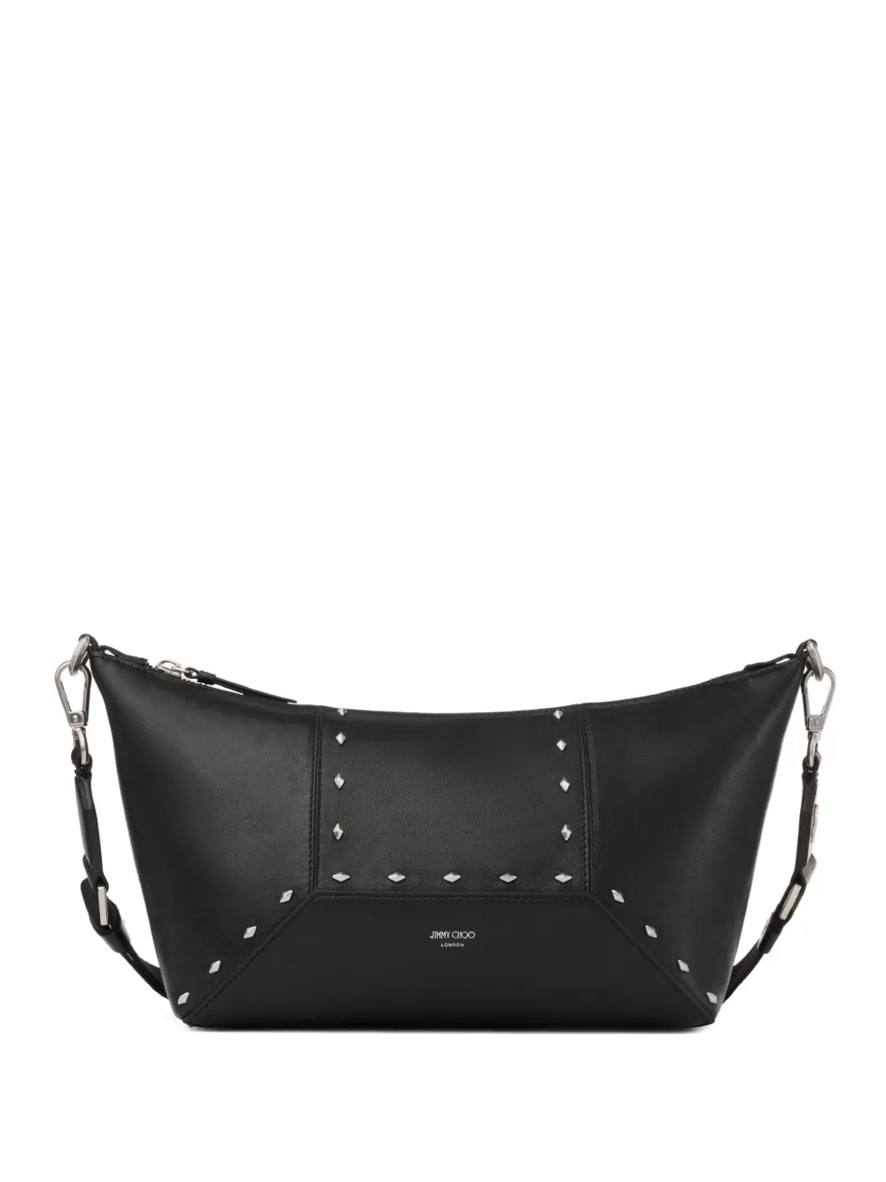 Jimmy Choo bolsa de hombro con apliques de rombos | negro | Image 1
