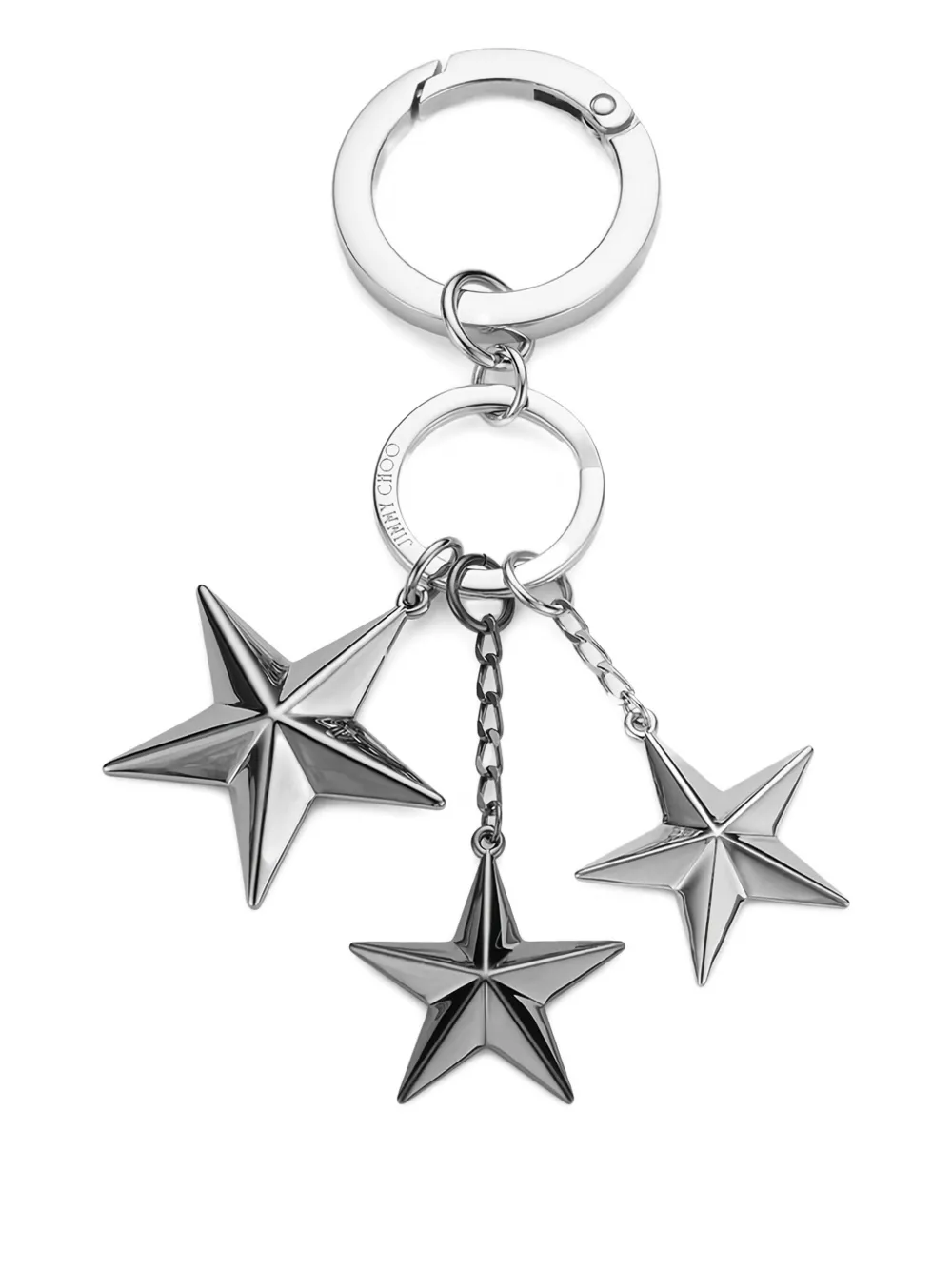 Jimmy Choo Westley スターキーホルダー | シルバートーン | FARFETCH JP