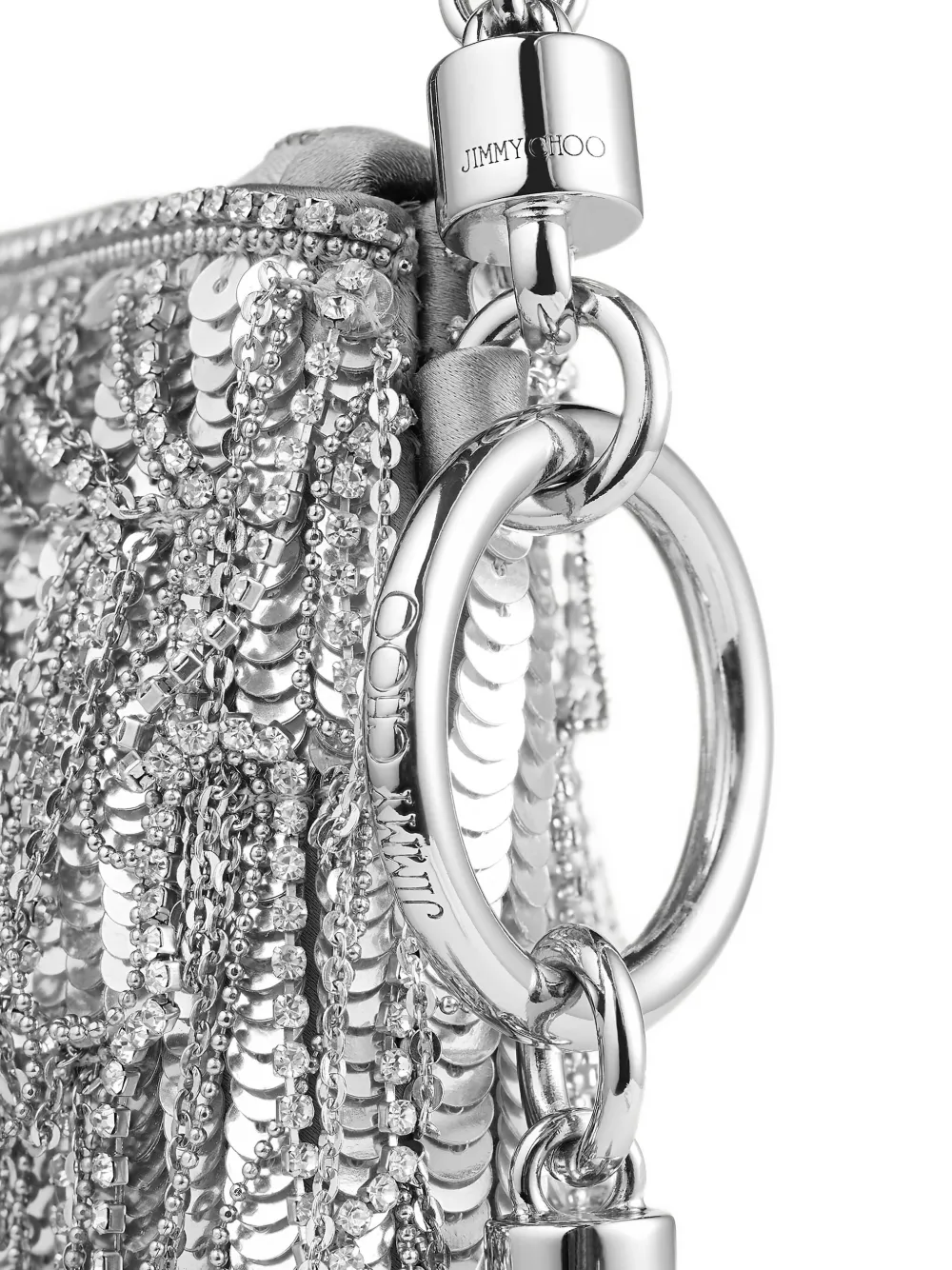 Jimmy Choo mini Callie shoulder bag Zilver