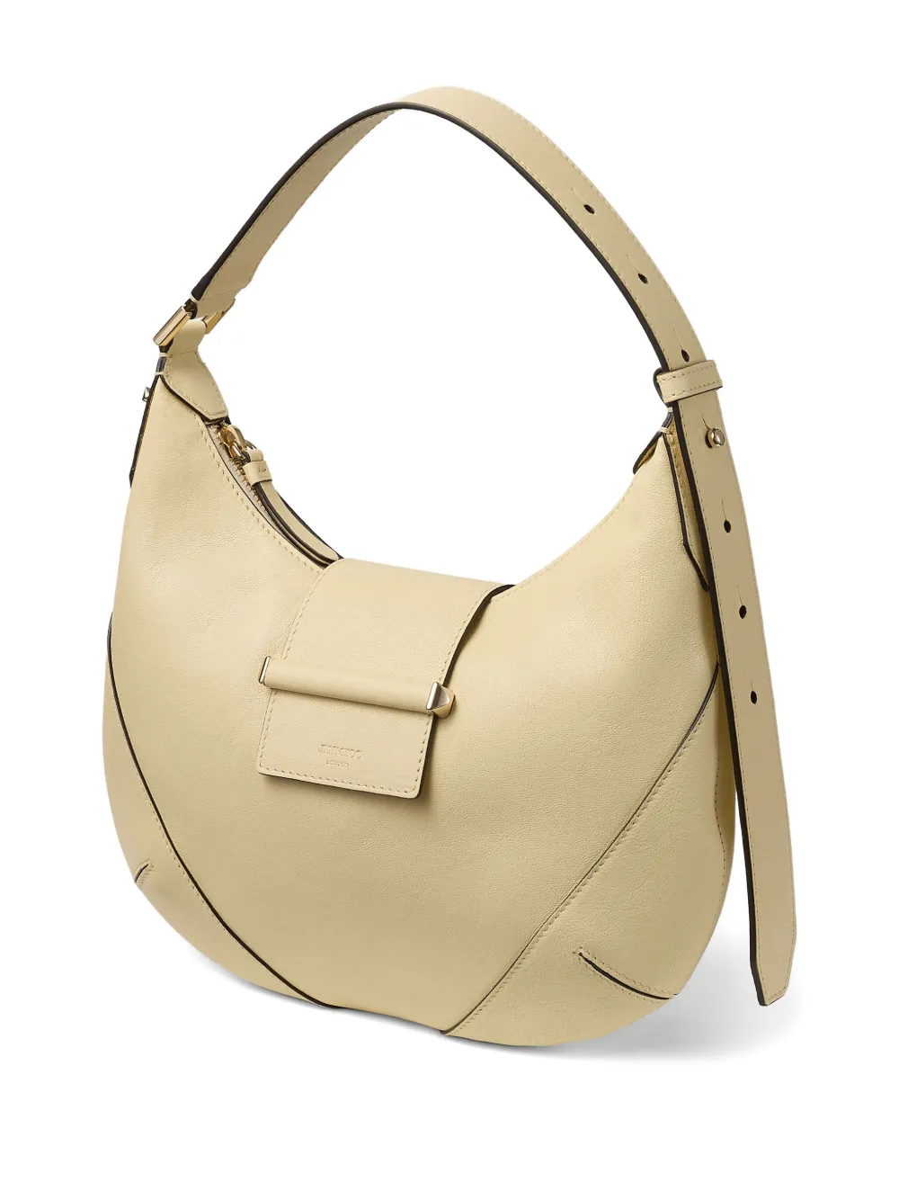 Jimmy Choo Bar leren kleine schoudertas Geel