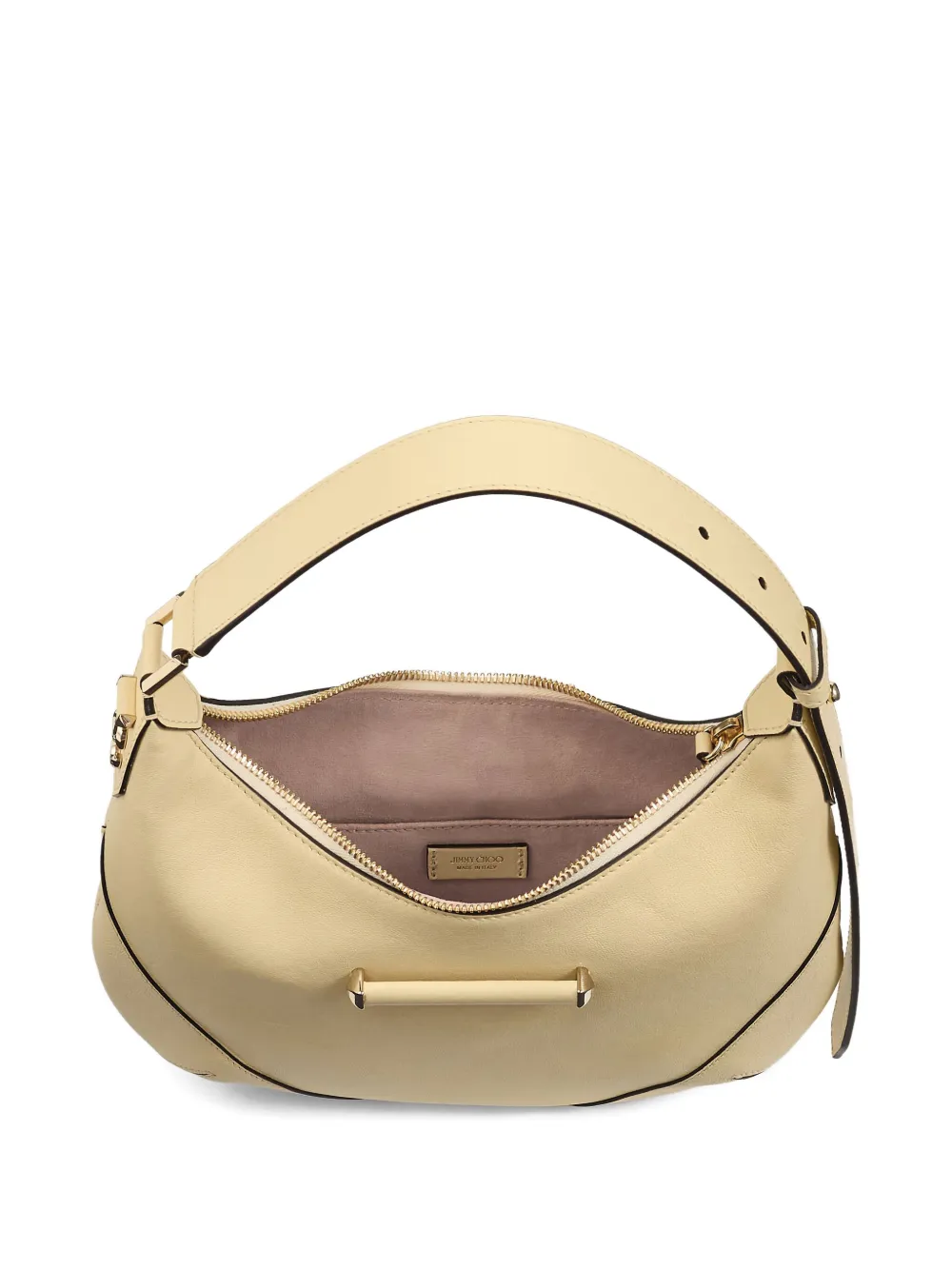 Jimmy Choo Bar leren kleine schoudertas Geel