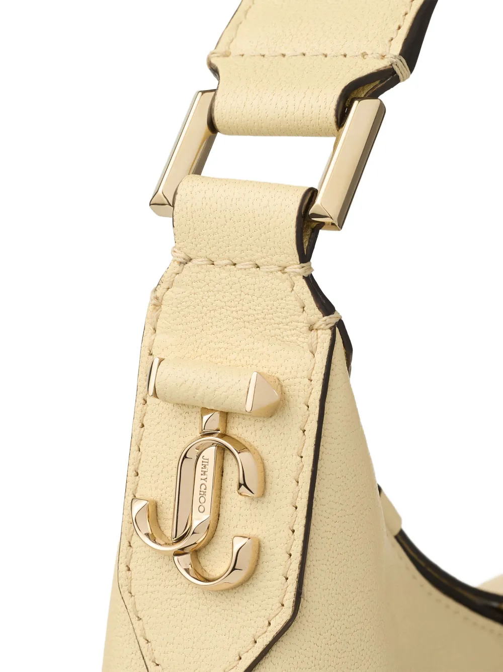 Jimmy Choo Bar leren kleine schoudertas Geel