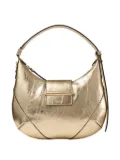 Jimmy Choo Bar Hobo leather shoulder bag - Gold