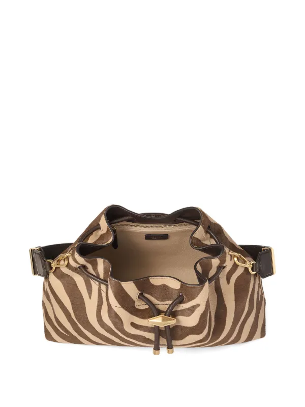 Jimmy Choo Cinch ショルダーバッグ M | ブラウン | FARFETCH JP