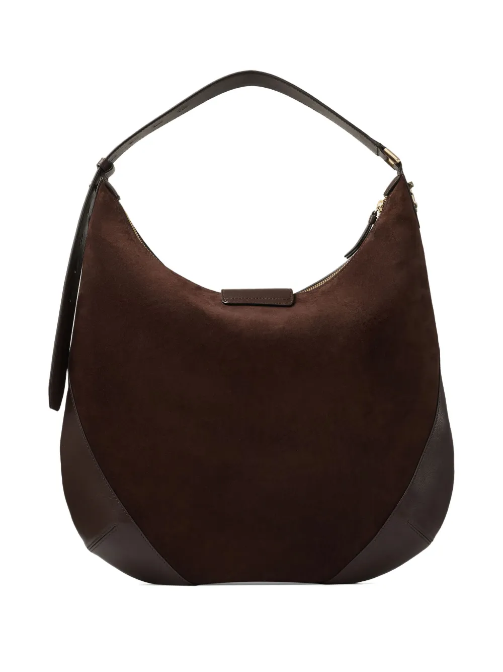 Jimmy Choo Bar Hobo suède leren schoudertas Bruin