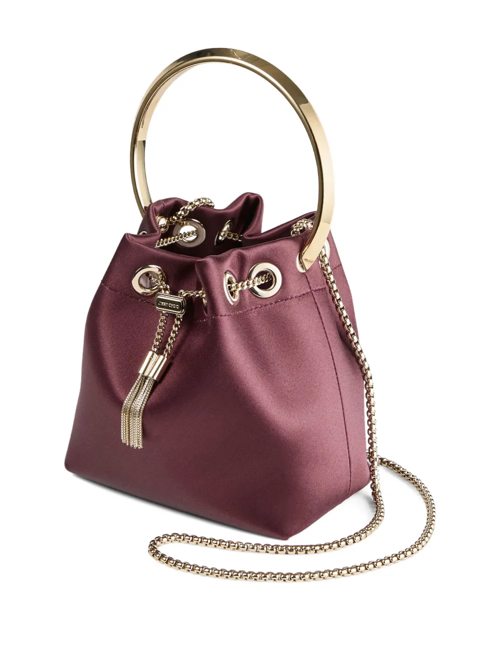 Jimmy Choo Bon bucket mini bag Bruin
