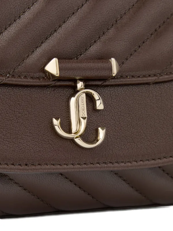 Jimmy Choo Curve Crossbody Small Bag | Brown | FARFETCH