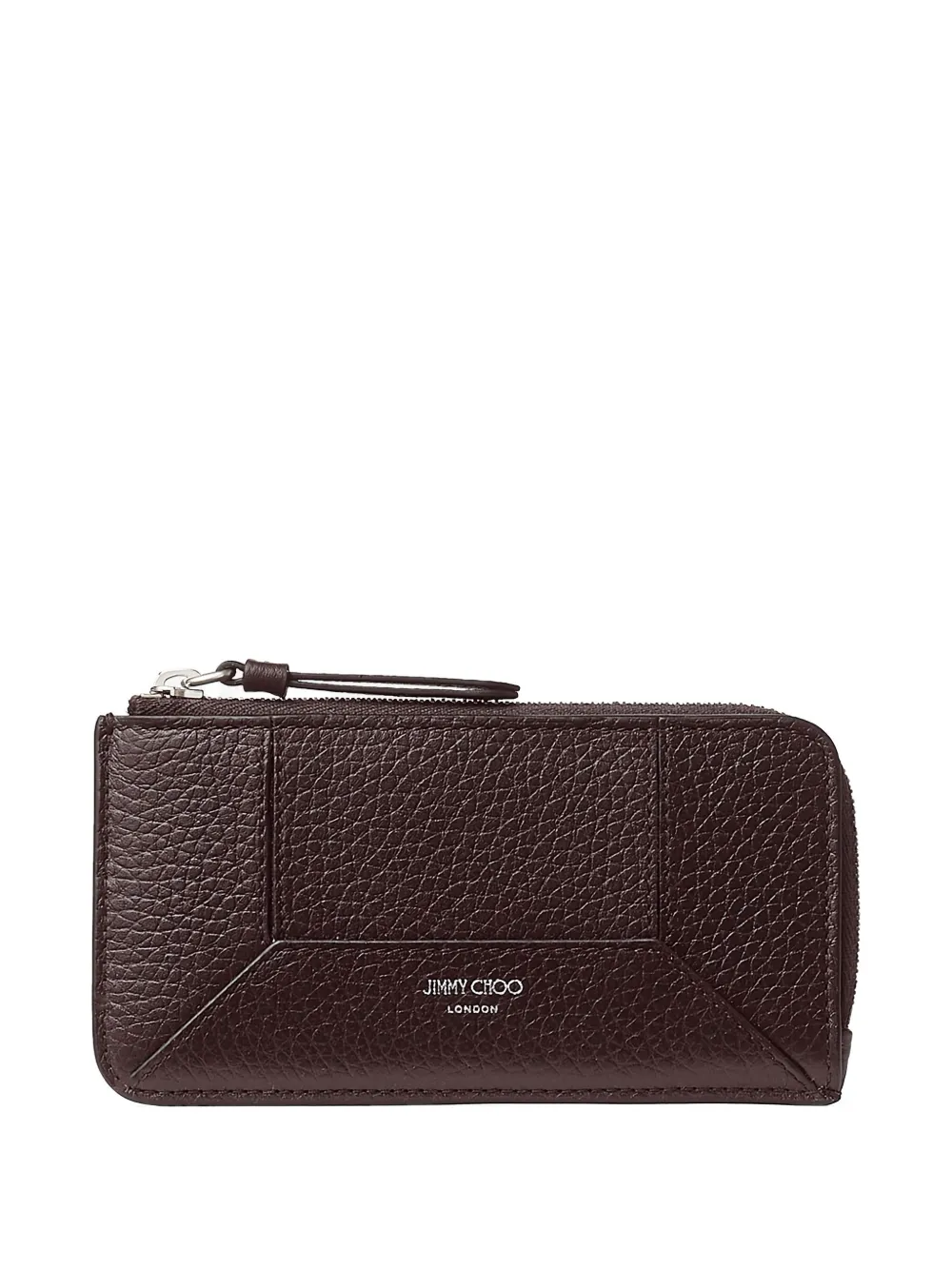 Jimmy Choo zip-around leather wallet - ブラウン Jimmy Choo zip-around leather wallet - ブラウン