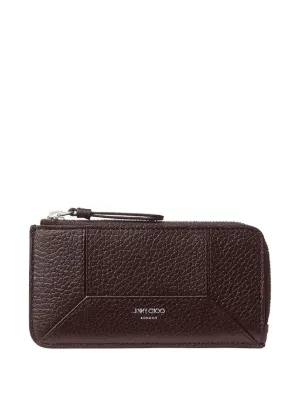 Jimmy Choo Lise-Z crocodile-effect zip-around Wallet | Brown