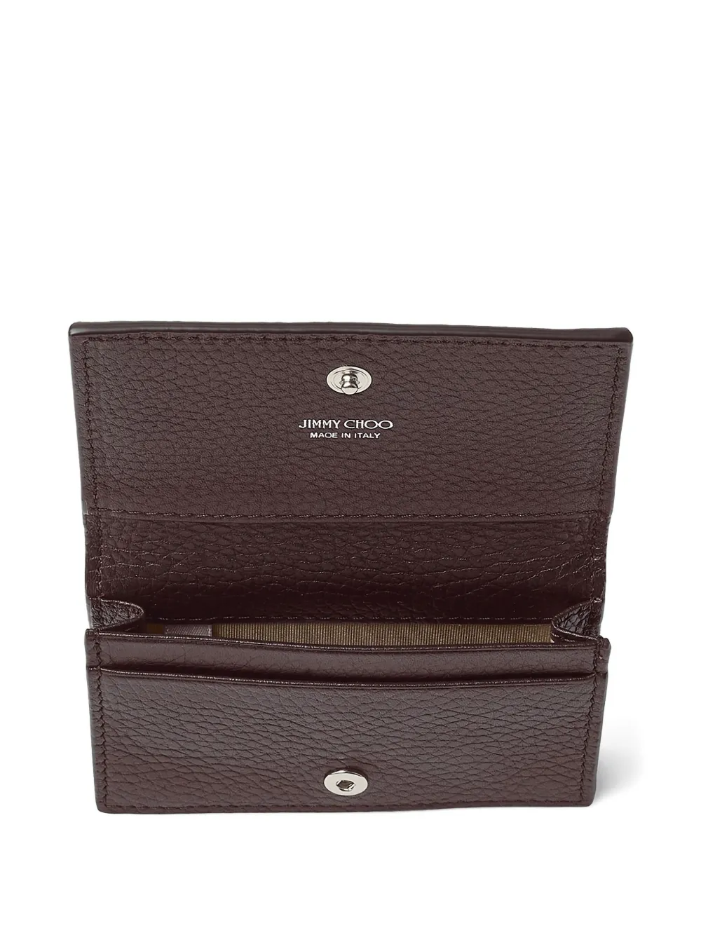 Jimmy Choo DM Nello leather card holder Bruin