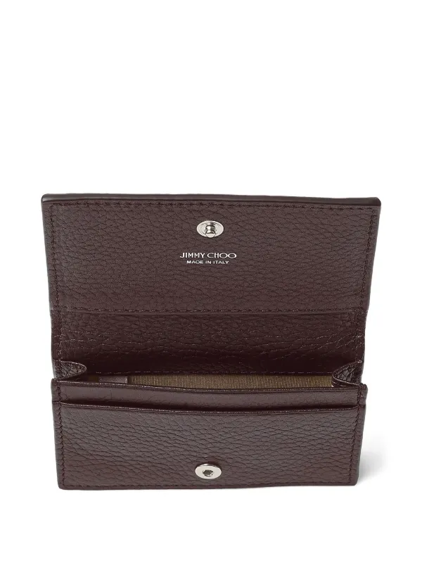 Jimmy Choo Nello レザーカードケース | ブラウン | FARFETCH JP