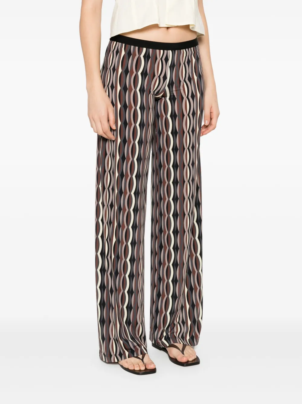 Siyu Straight broek Zwart